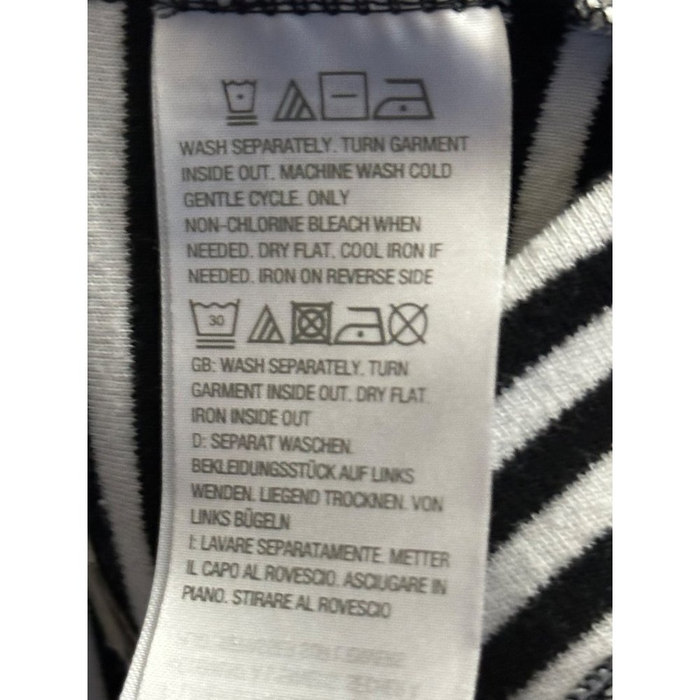 Quacker Factory Size Xl Navy Stripe Circle Star E… - image 4